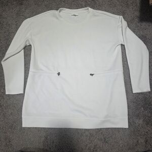 J. Jill Fit Cream Long Sleeve Top